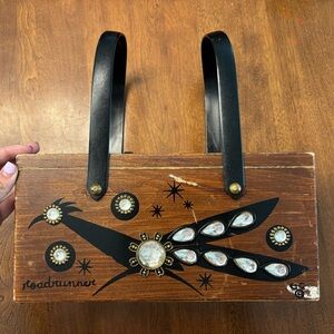 Enid Collins Vintage Roadrunner box bag